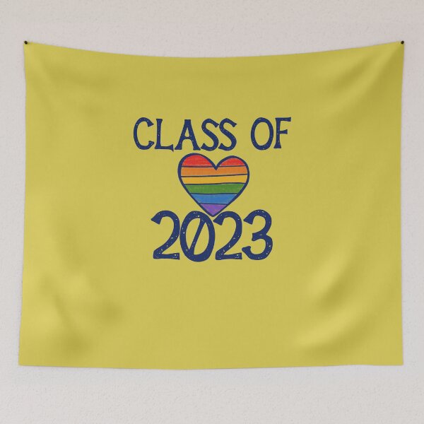 Item preview, Class of 2023 Rainbow heart designed and sold by FrictionMaxxing.