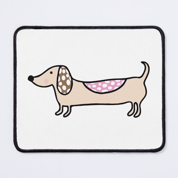 Item preview, Pink cute dachshunds designed and sold by bigmoments.