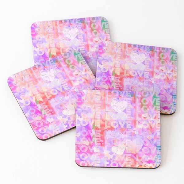 Item preview, love,repeatedly Lettering,purple,various colored painting designed and sold by zzzozzo.