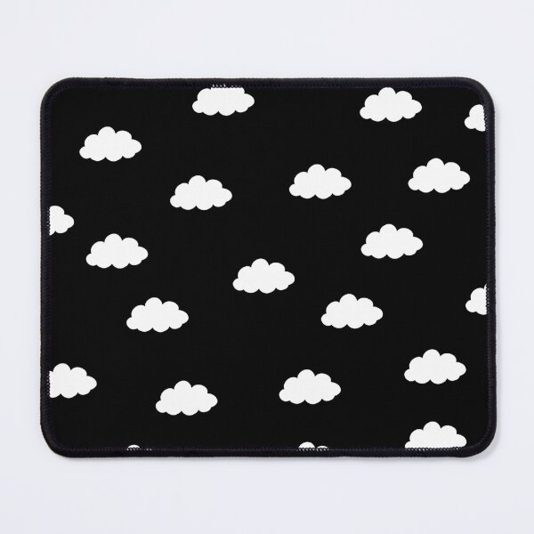 Item preview, White clouds in black background designed and sold by bigmoments.