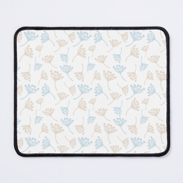 Item preview, Gentle blue and brown dandelion flowers designed and sold by bigmoments.