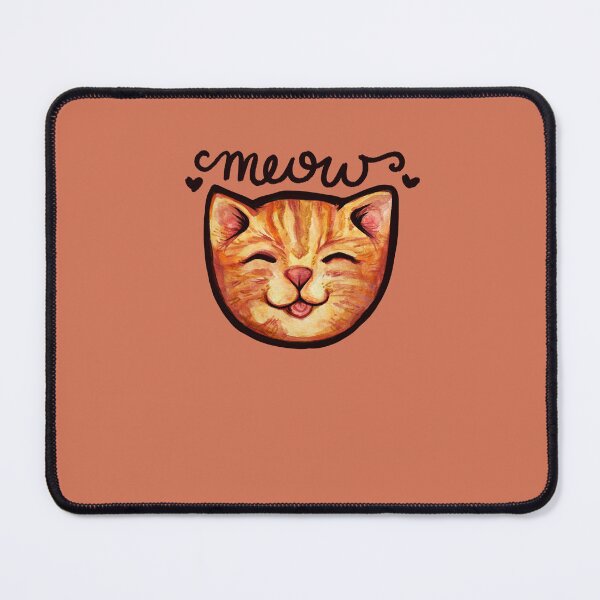 Item preview, Meow cute orange tabby cat tiger stripe designed and sold by FrictionMaxxing.