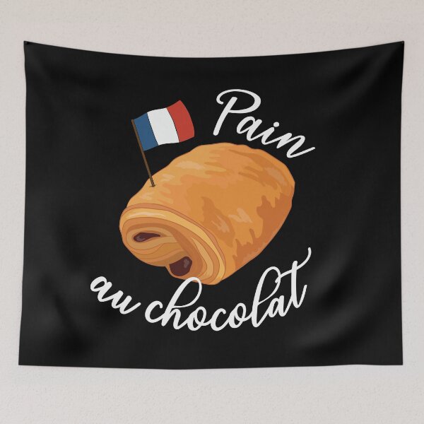 Item preview, Pain Au Chocolat Funny French Pastry Chocolate designed and sold by TheInkElephant.