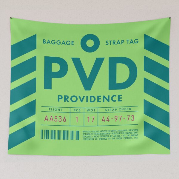 Item preview, Luggage Tag D - PVD Providence Rhode Island USA designed and sold by VoodooCircus.