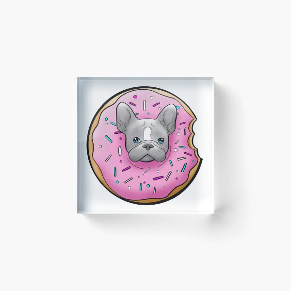 Item preview, Frenchie Donut Cute French Bulldog designed and sold by UniqueBelleVie.