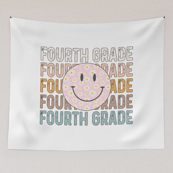 Item preview, Fourth Grade Vintage Retro 4th Grade Back To School Teacher designed and sold by frontvernacular.