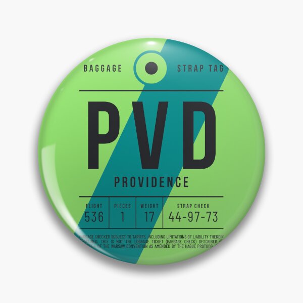 Item preview, Luggage Tag E - PVD Providence Rhode Island USA designed and sold by VoodooCircus.