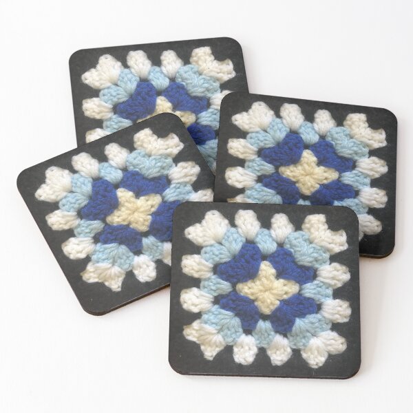 Item preview, Blues granny square designed and sold by Phoebew03.