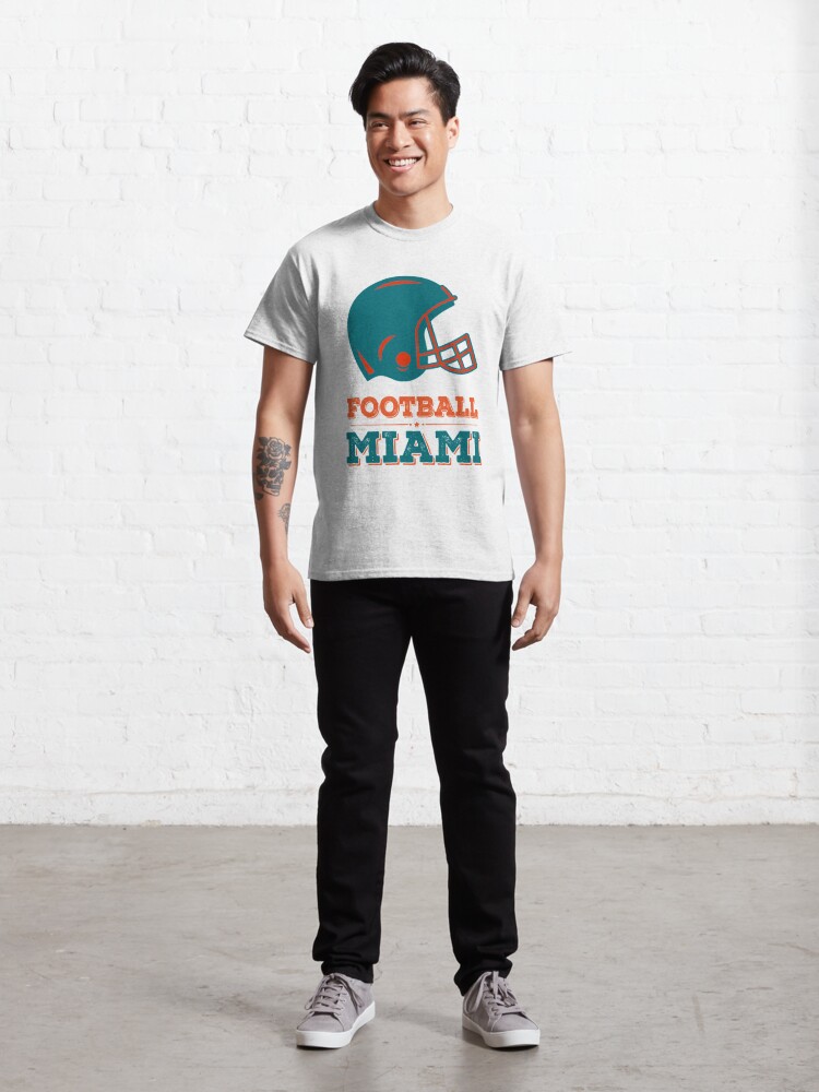 Vintage Miami Football T Shirt Retro NFL - Shirt Low Price