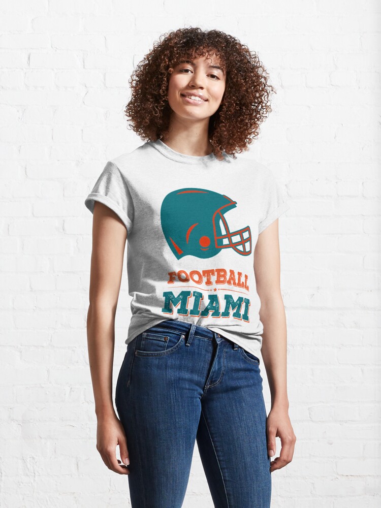 Vintage Miami Football T Shirt Retro NFL - Shirt Low Price