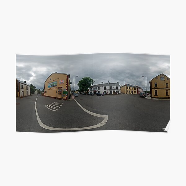 Carrick Crossroads, Donegal(Rectangular) Poster