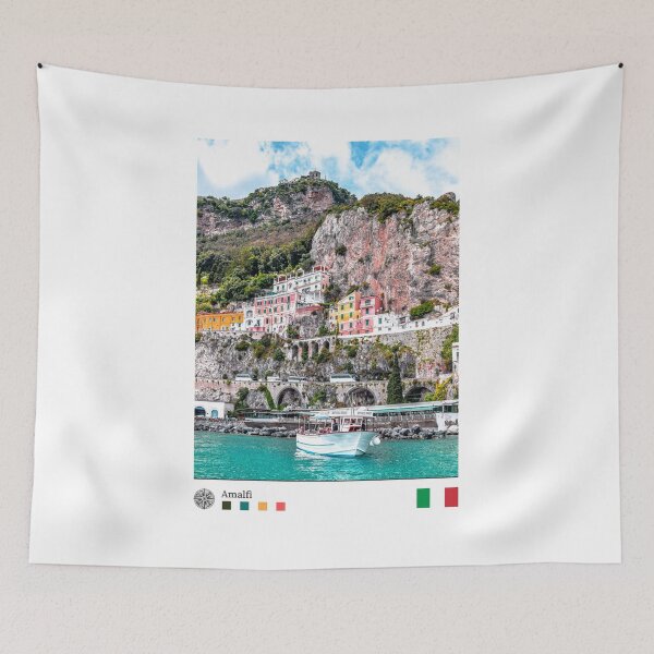 Item preview, Amalfi Italy City designed and sold by Alexandra Rty.