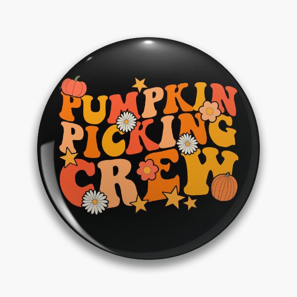 Item preview, Pumpkin Picking Crew Squad Groovy Fall Autumn And Halloween designed and sold by JokeGysen.