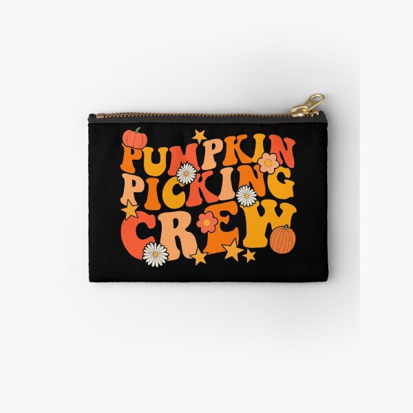 Item preview, Pumpkin Picking Crew Squad Groovy Fall Autumn And Halloween designed and sold by JokeGysen.