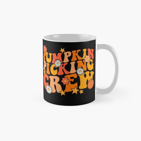 Item preview, Pumpkin Picking Crew Squad Groovy Fall Autumn And Halloween designed and sold by JokeGysen.