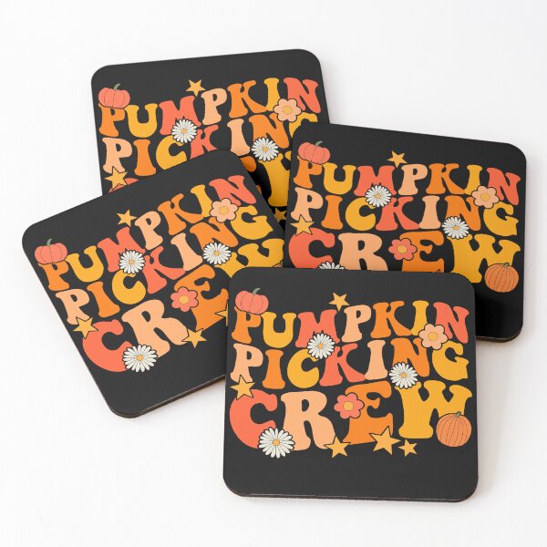 Item preview, Pumpkin Picking Crew Squad Groovy Fall Autumn And Halloween designed and sold by JokeGysen.