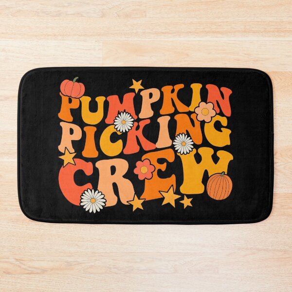 Item preview, Pumpkin Picking Crew Squad Groovy Fall Autumn And Halloween designed and sold by JokeGysen.