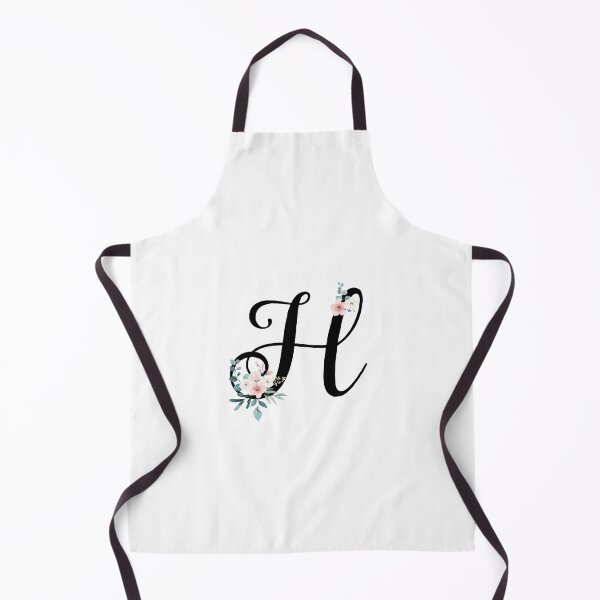Item preview, Monogram H with botanical flowers designed and sold by NazarliNigar.