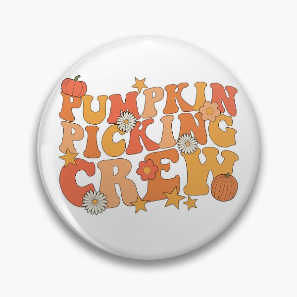 Item preview, Pumpkin Picking Crew Squad Groovy Fall Autumn And Halloween designed and sold by JokeGysen.
