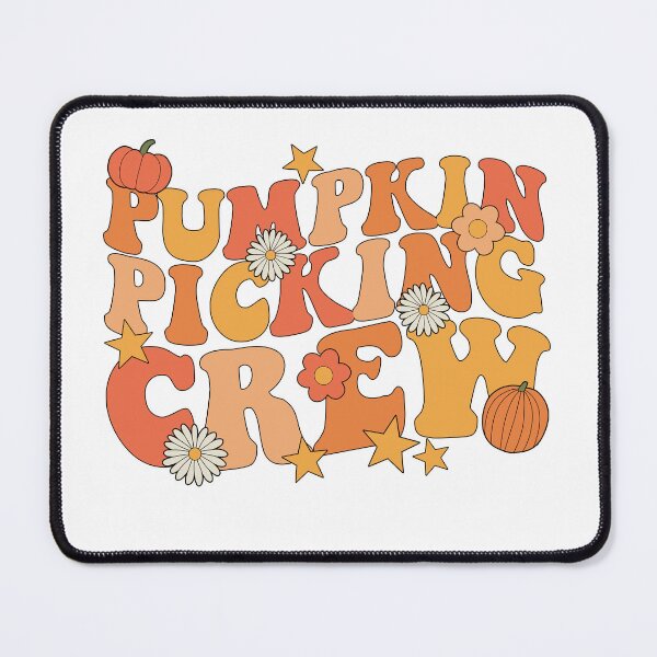 Item preview, Pumpkin Picking Crew Squad Groovy Fall Autumn And Halloween designed and sold by JokeGysen.