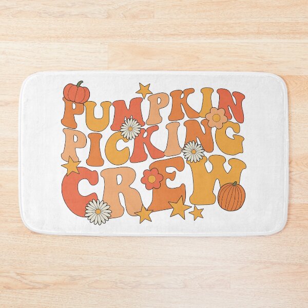 Item preview, Pumpkin Picking Crew Squad Groovy Fall Autumn And Halloween designed and sold by JokeGysen.