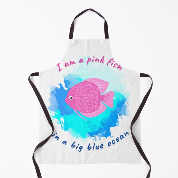 Item preview, A Pink Fish in a big blue Ocean designed and sold by Thewelllife.
