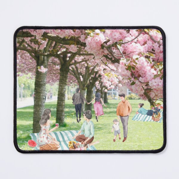 Item preview, Japan Cherry Blossom Trees Sakura Picnic designed and sold by Sagittarius-Lin.