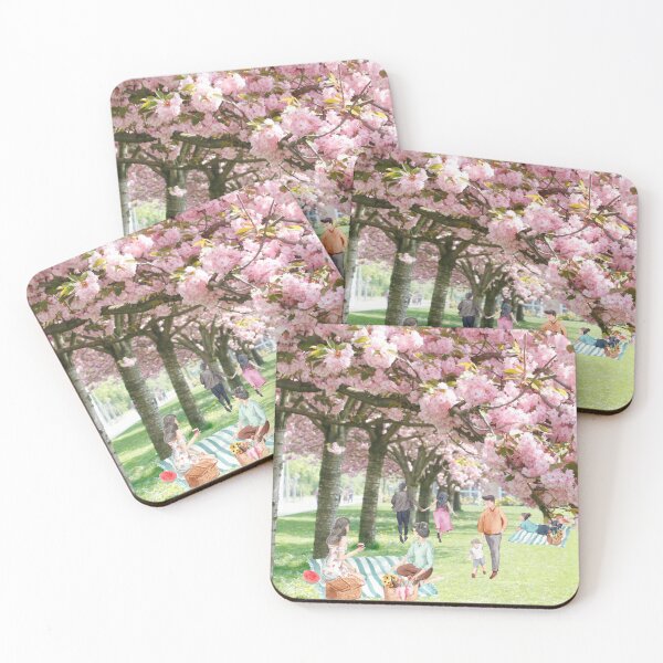 Item preview, Japan Cherry Blossom Trees Sakura Picnic designed and sold by Sagittarius-Lin.
