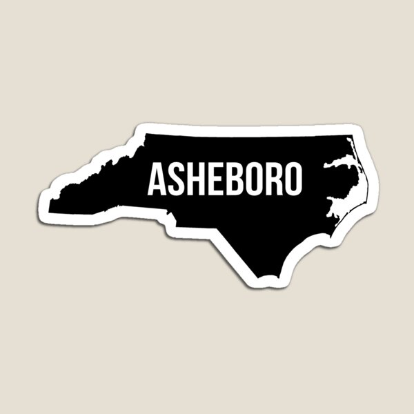 Item preview, Asheboro, North Carolina Silhouette designed and sold by CartoCreative.