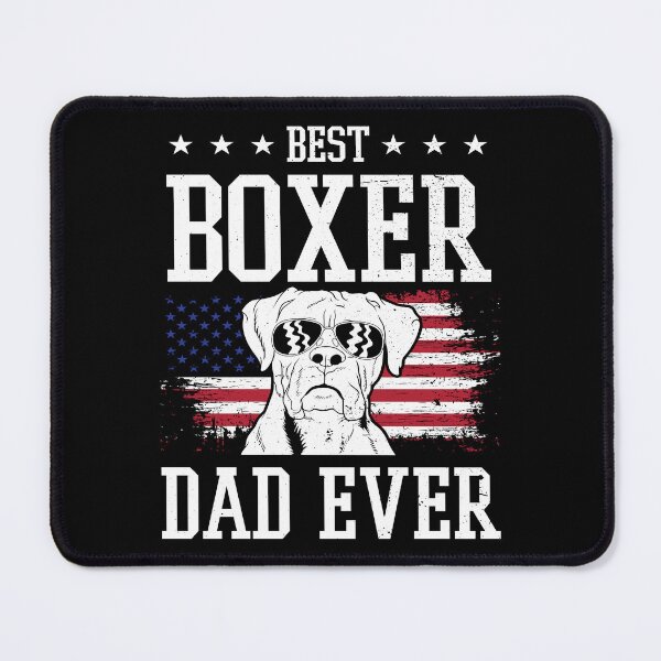 Item preview, Best Boxer Dad Ever US Vintage Flag Dog Lover Fathers Day designed and sold by haselshirt.