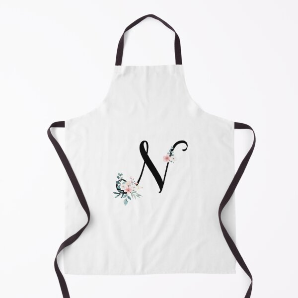 Item preview, Monogram N with botanical flowers designed and sold by NazarliNigar.
