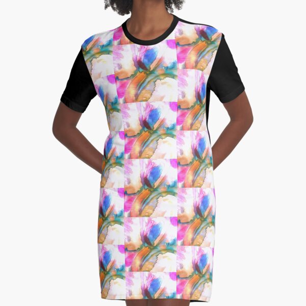 prettyflamingopink Graphic T-Shirt Dress
