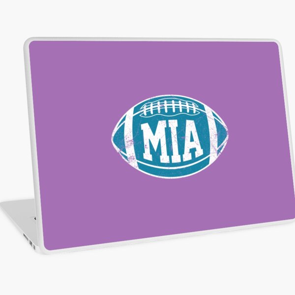 Universal 16.6-inch Miami Dolphins Retro Logo Laptop Skin