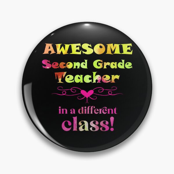Item preview, AWESOME Second Grade Teacher in a different class designed and sold by captainpeter.
