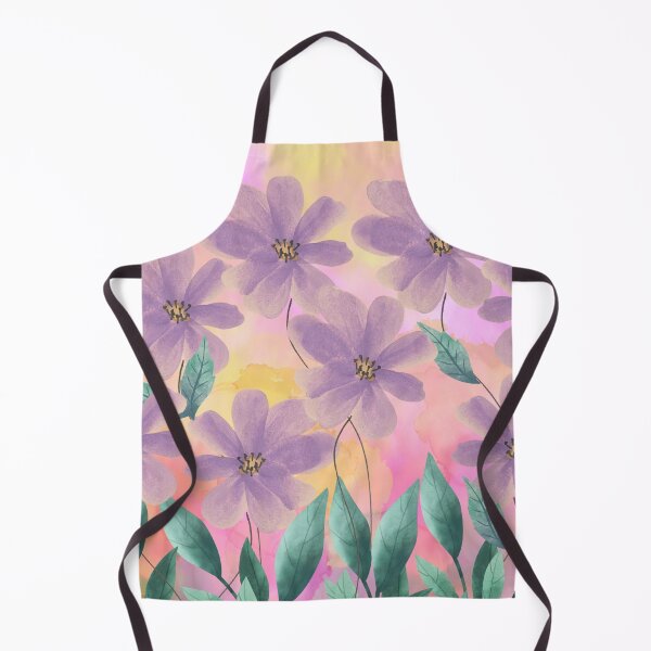Item preview, Purple Flowers Through the Sunset designed and sold by missoundream.
