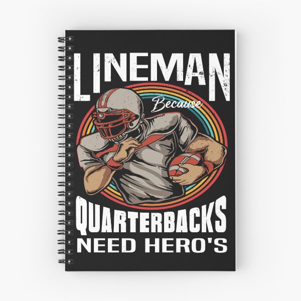 Item preview, Lineman Because Quarterbacks Need Heroes - Football Lineman designed and sold by Luvjesus2.