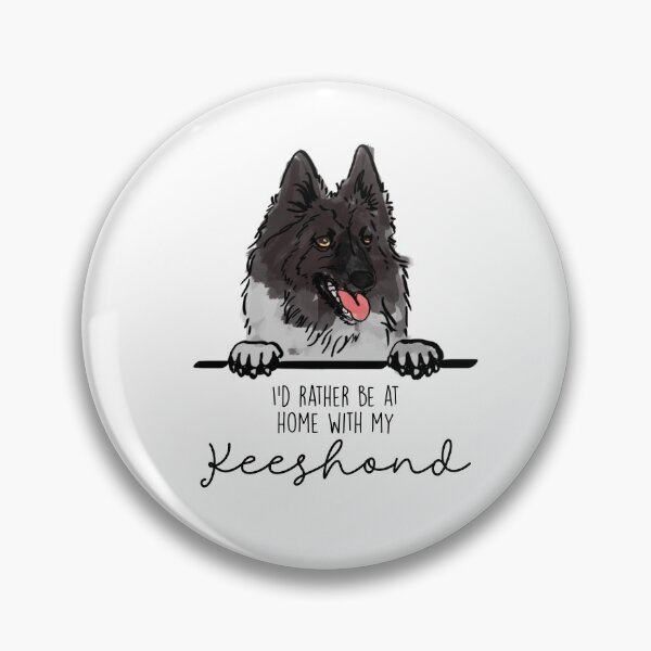 Item preview, I’d rather be at home with my Keeshond designed and sold by Little Fuzz Shop.