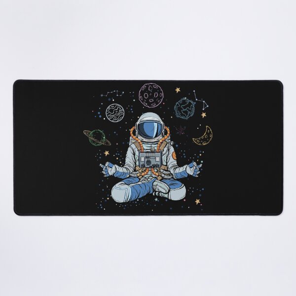 Item preview, meditating astronaut designed and sold by Soofingscapes.