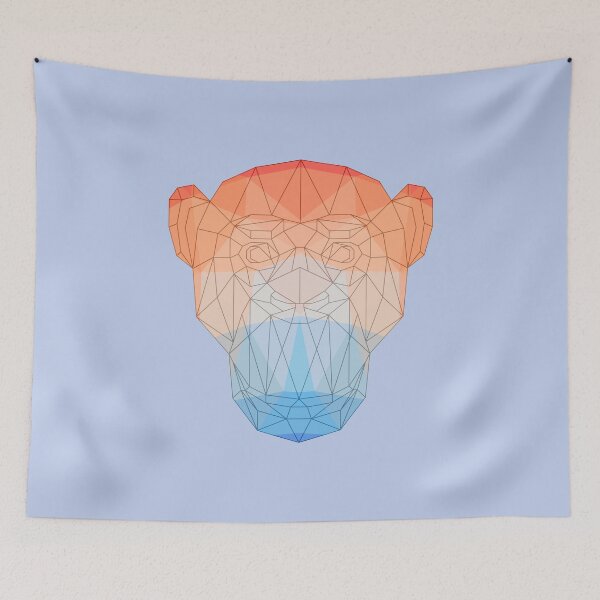 Item preview, Monkey Geometric Triangle Polygon designed and sold by franktact.