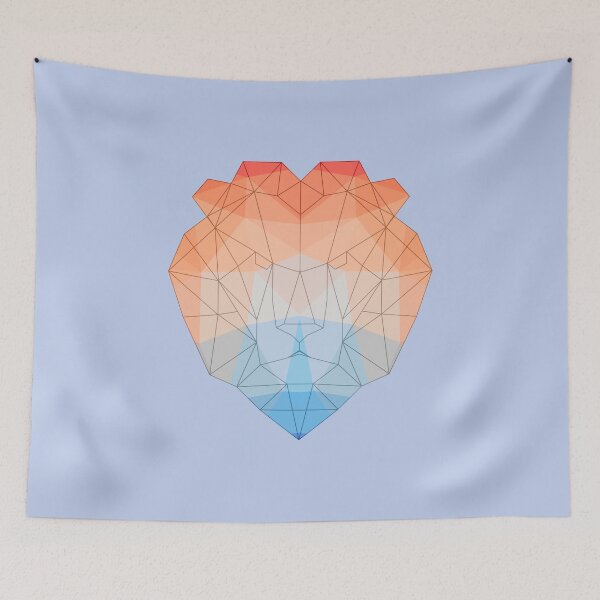 Item preview, Lion Geometric Triangle Polygon designed and sold by franktact.
