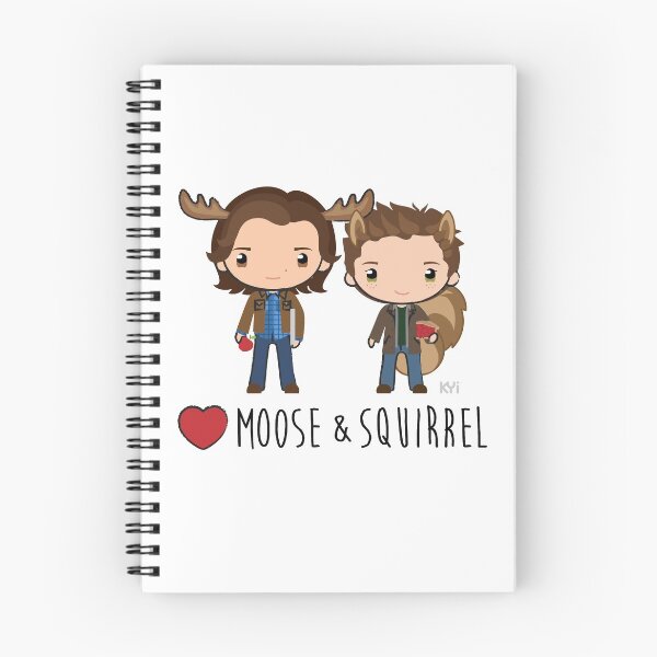 Item preview, Love Moose & Squirrel - Supernatural designed and sold by KY-i.