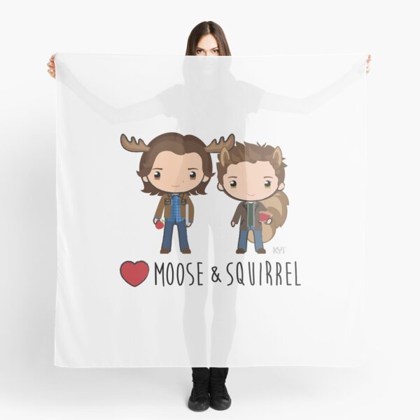Item preview, Love Moose & Squirrel - Supernatural designed and sold by KY-i.