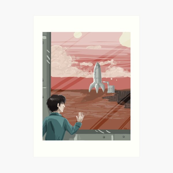 Get Your Butt to Mars Art Print