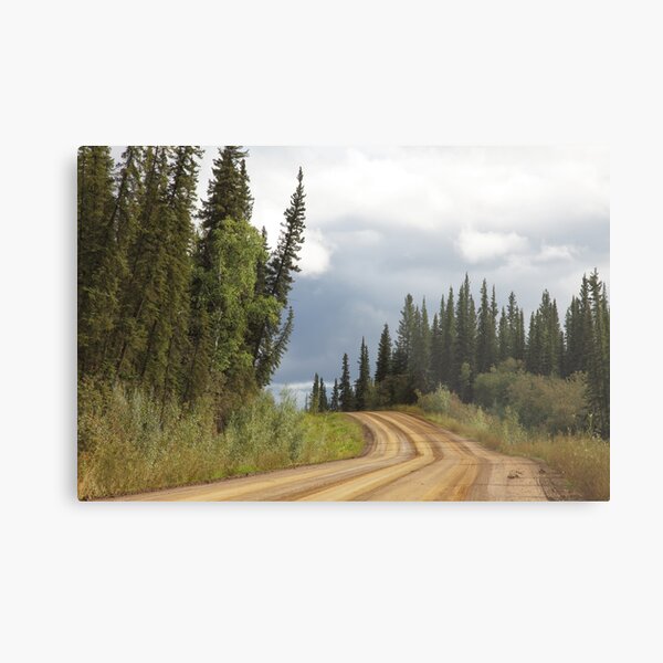 Along The Haul Metal Print