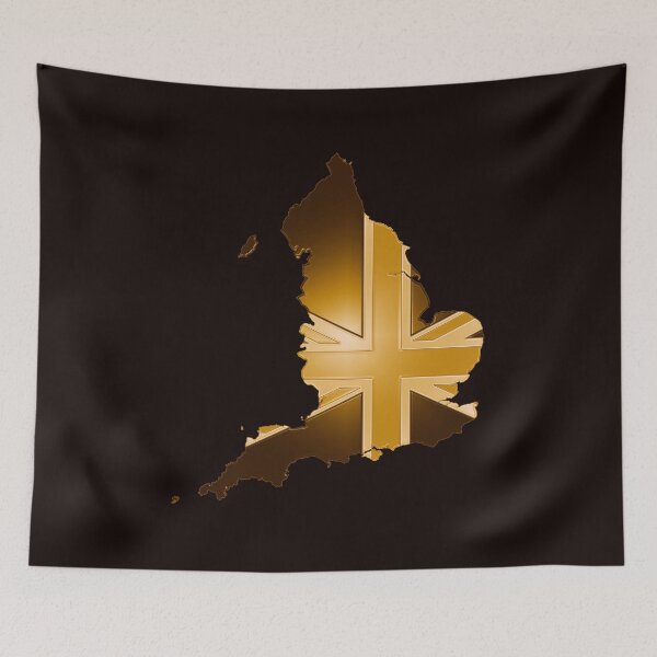 Item preview, born in england england map gold designed and sold by pat227jc.