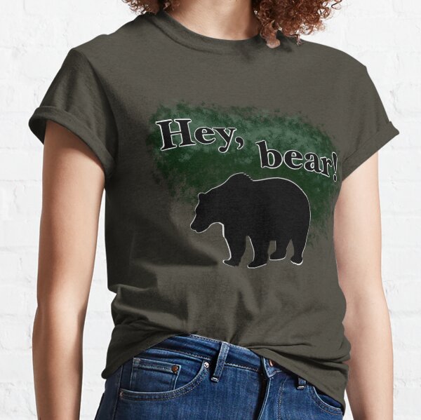 Women's Mama Bear T Shirt Mom T Shirts Hipster Double Exposure Camping  Shirts