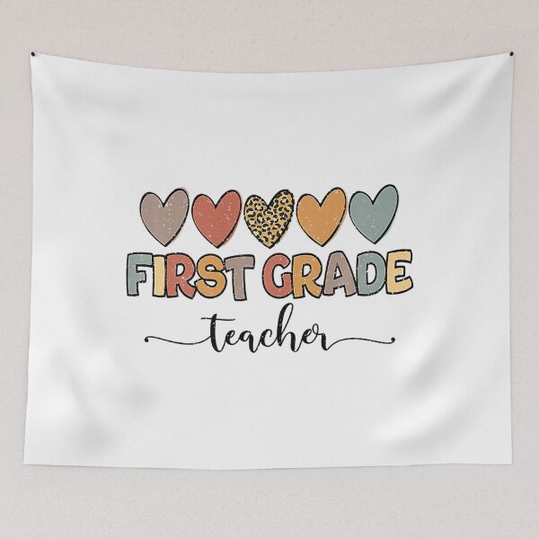 Item preview, First Grade Teacher Leopard Heart Love 1st Grade Teacher Kid designed and sold by troubledcommand.