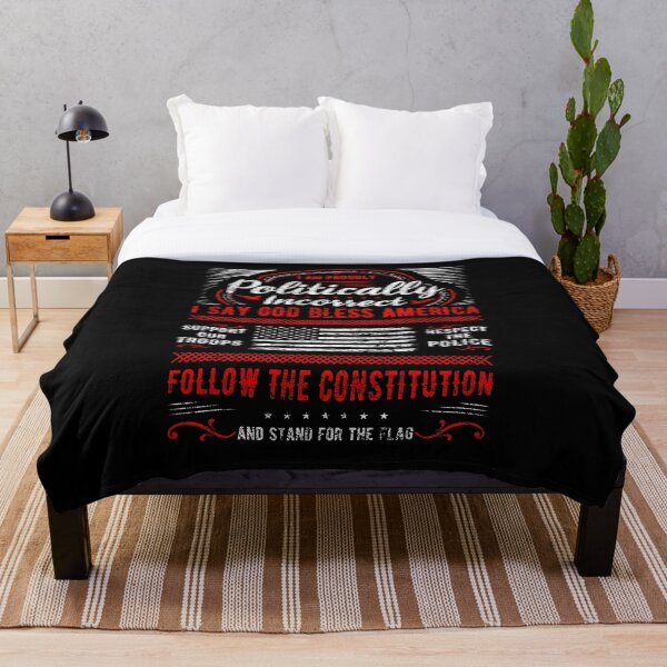 Item preview, I Am Proudly Politically Incorrect God Bless America Support designed and sold by troubledcommand.