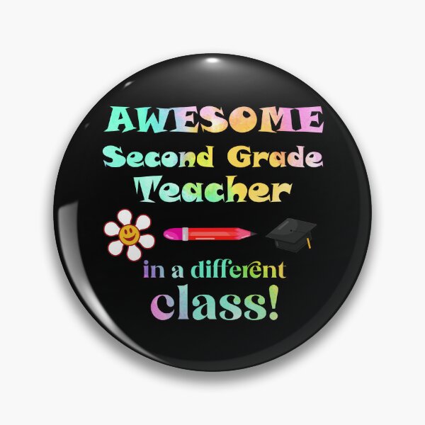 Item preview, AWESOME Second Grade Teacher in a different class designed and sold by captainpeter.