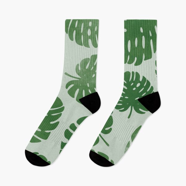 Item preview, Palm leaves on light green designed and sold by bigmoments.